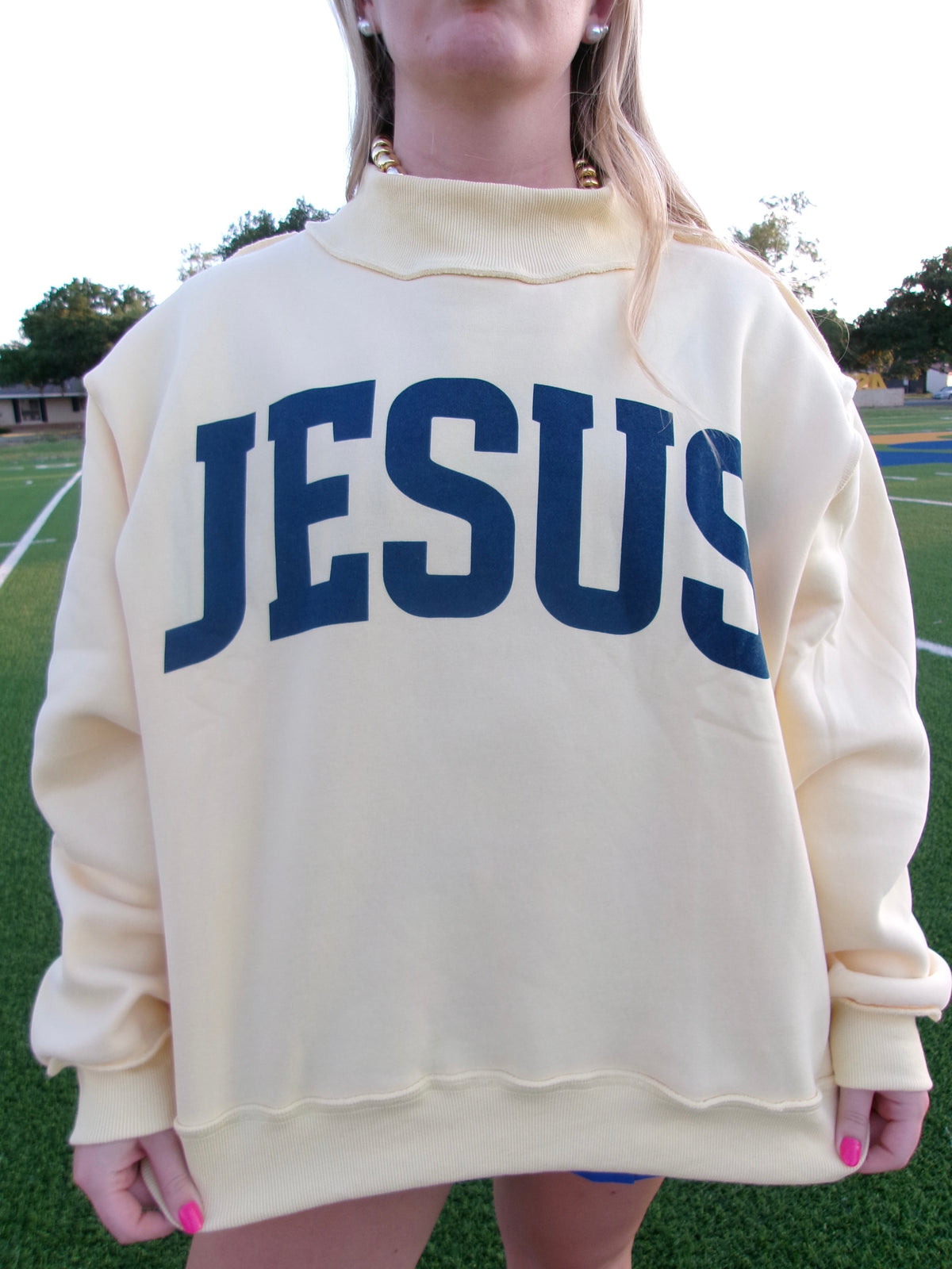 Jesus Reversible Mockneck